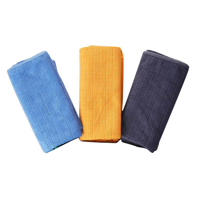 

Colorful Kitchen Cleaning Cloth Single-sided Lattice Kitchen Cleaning Dish Washing Cloth 30*30cm Kitchen Cleaning Towel, As pic show