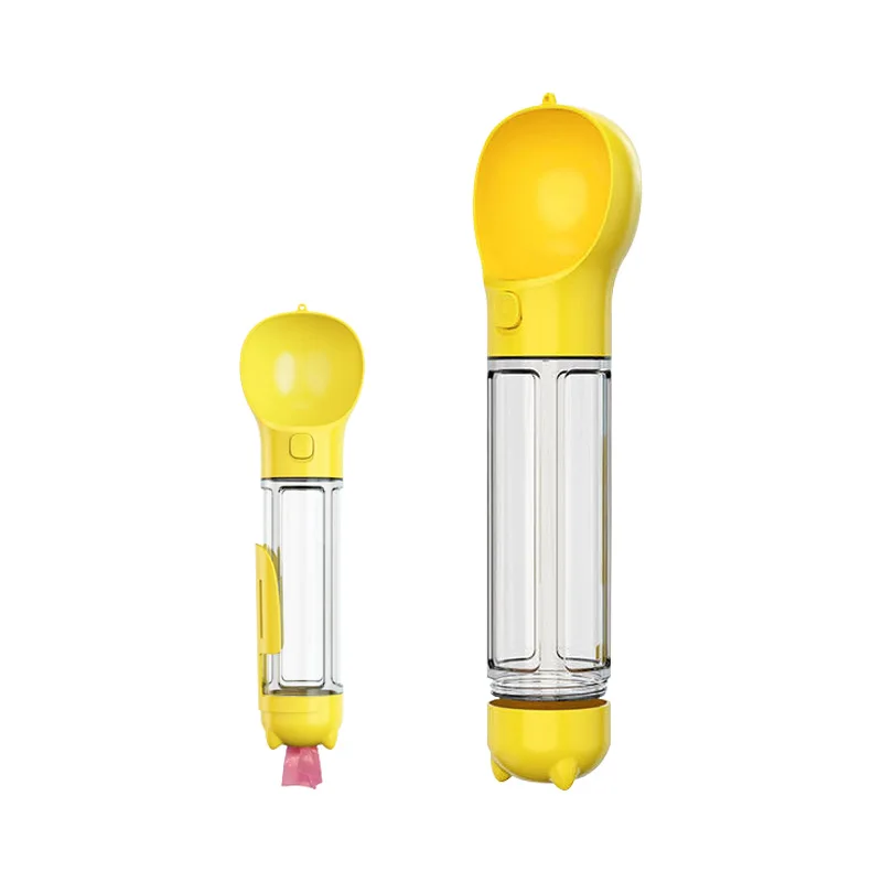 

Food Grade Portable Dog Travel Outdoor Drink Feeding Water Pet Bottle For Small And Large Dogs, Blue/yellow/pink/green