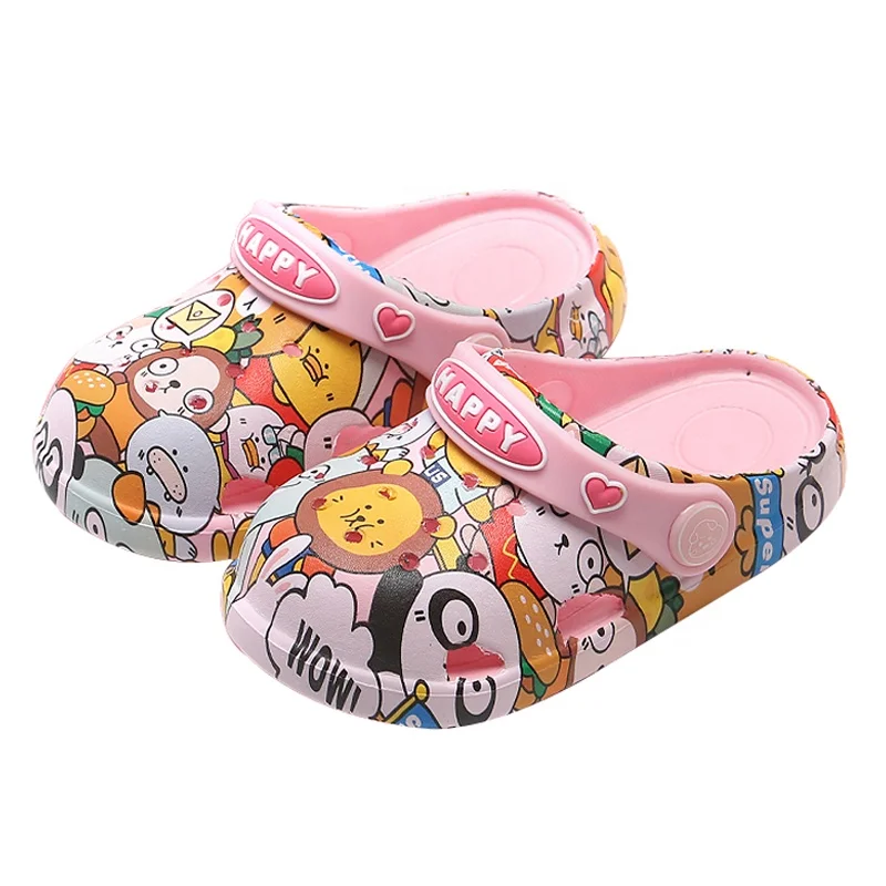 

Newly arrival comfortable 1-3 years cartoon design unisex EVA kids sandal 2021 children's casual walking shoes baby toddlers