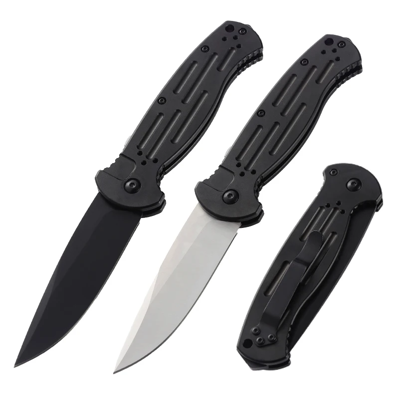 

9051BK AFO II tactical knife hunting camping survival aluminum handle EDC folding knife rescue window breaker nylon pouch