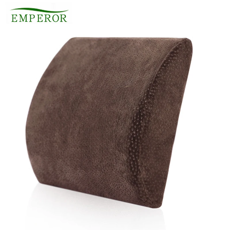 
Wholesale hot selling office chair back support Contoured Rest Lumbar Body truck seat waist memory foam pillow 