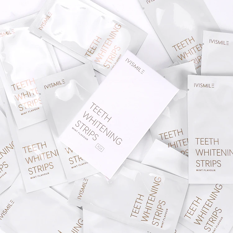 

IVISMILE Professional Grade Teeth Whitening Products Activated 5d Gel Strips White Tooth