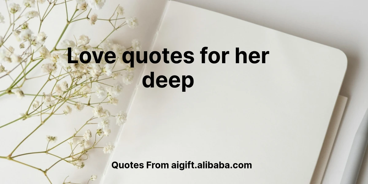 love quotes for her deep