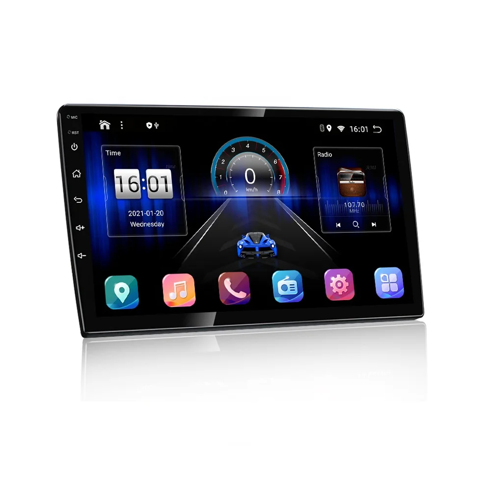 

2.5D touch screen 1024*600 HD android 10 2+32GB car dvd player carplay radio DSP AM RDS high quality car stereo android