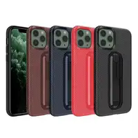 

For iphone 11 Case 2019 Luxury New Arrivals Carbon Fiber Invisibler Holder Eco Friendly Soft TPU Cover