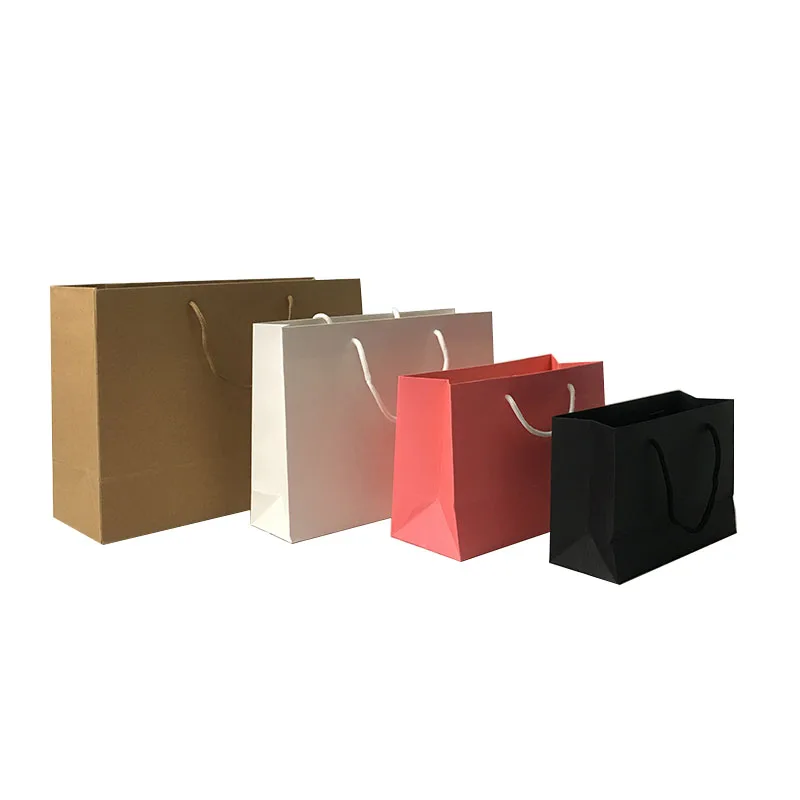 

Wholesale custom print luxury white cardboard paper gift bag bolsas de joyera de regalo with handle