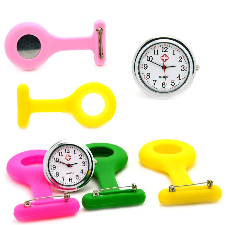
Silicon Rubber Nurse Watch Silicone Pocket Watch Customized Logo Promotional Gifts Nurse table Watch  (60849079209)