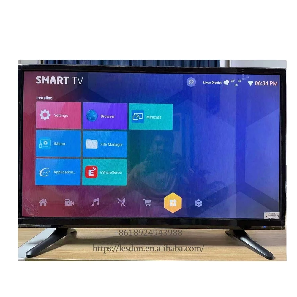 

Guangdong Suppliers 4k uhd flat screen TV buying in bulk wholesale 65 55 32 inch lcd led smart android tv television