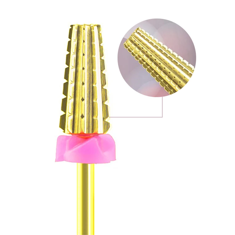

Color Uv Gel Nail Polish Powder With Carbide Nail Drill Bit