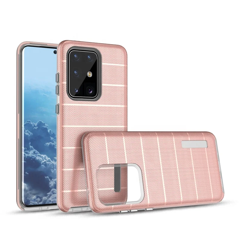 

Comfortable combo tpu pc mobile phone case back cover for Samsung galaxy S20/S20ultra/S20Plus, Multi-color, can be customized