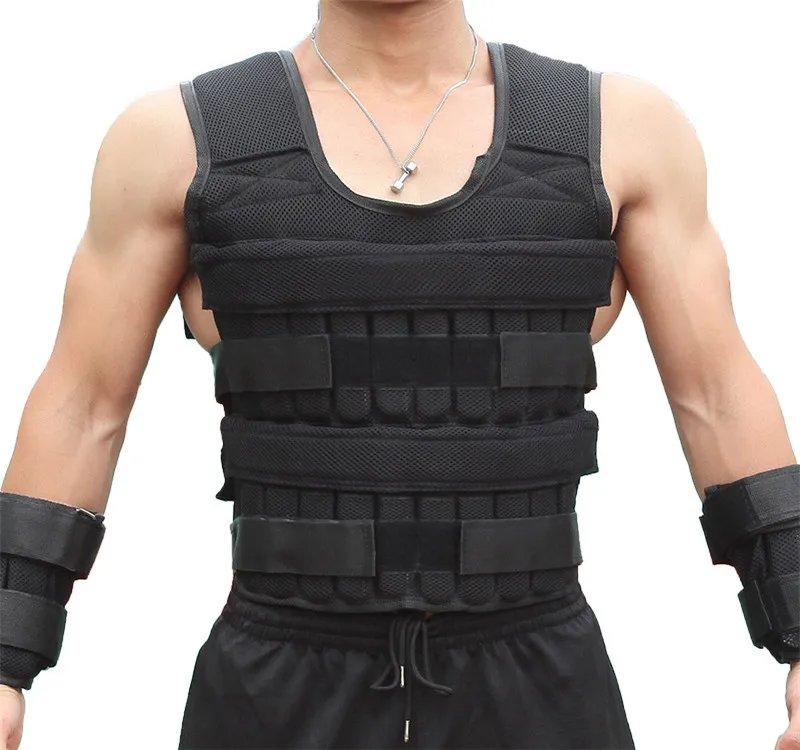 30kg Loading Weight Vest For Boxing Weight Training Workout Fitness Gym