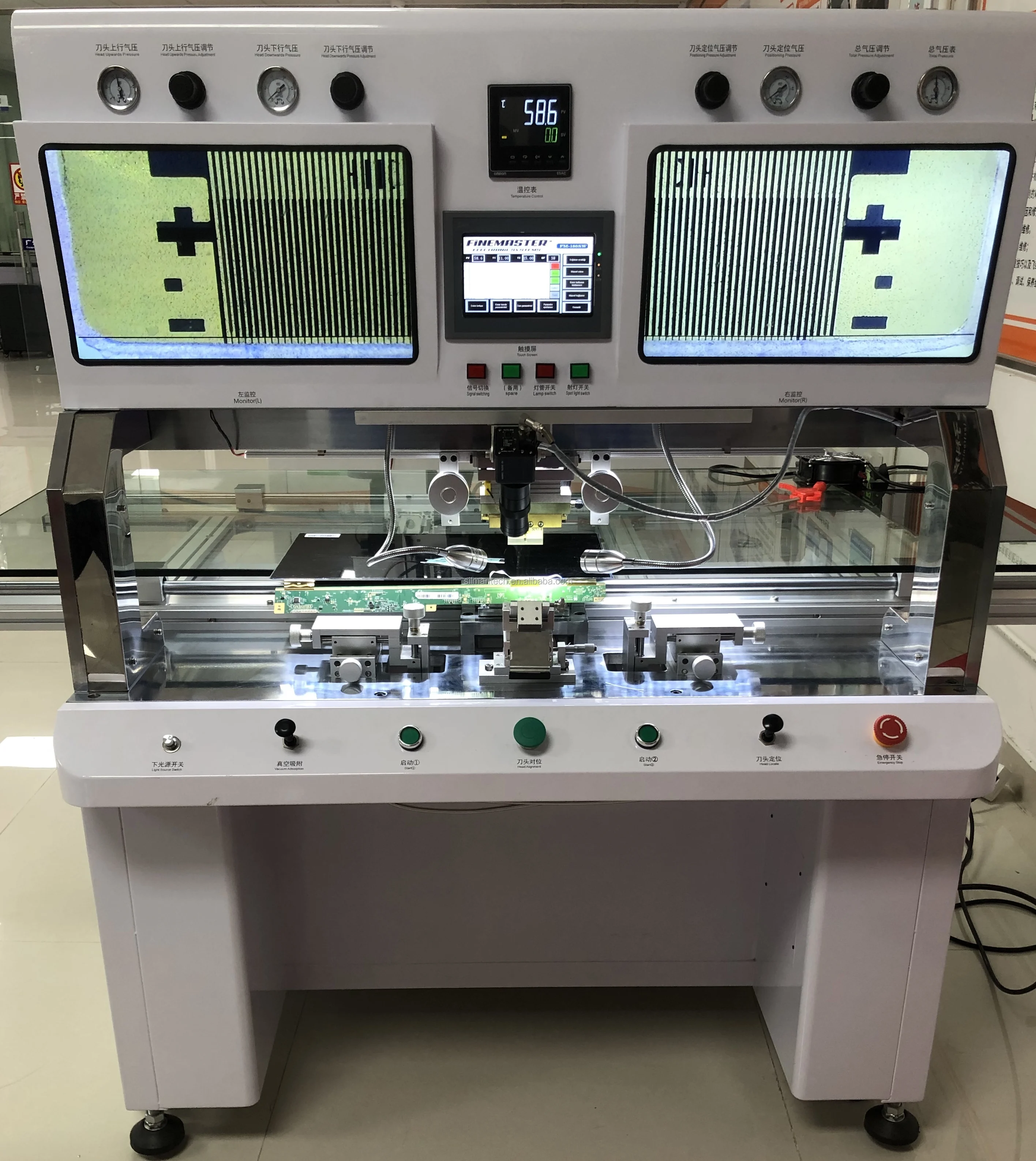 Tv Panel Screen Repair Acf Lcd Tab Cof Bonding Machine Lcd Screen