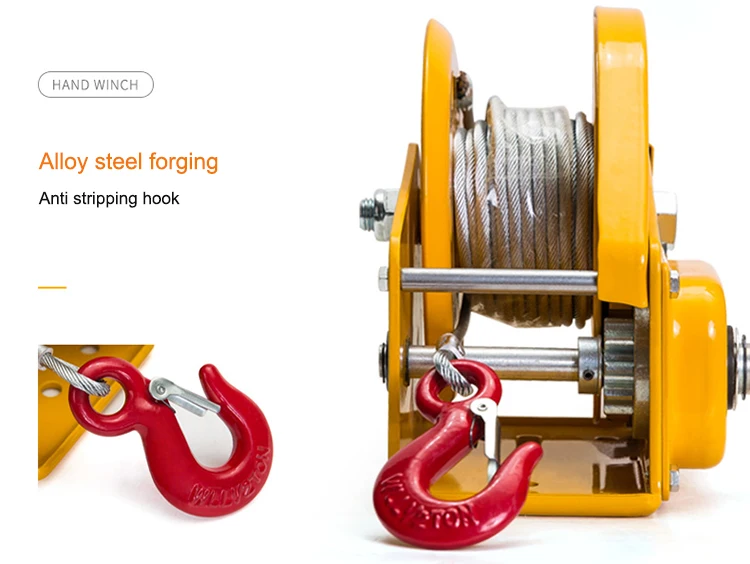 Portable Hand Operated Cable Manual Winch Cable Pulling Winch Buy