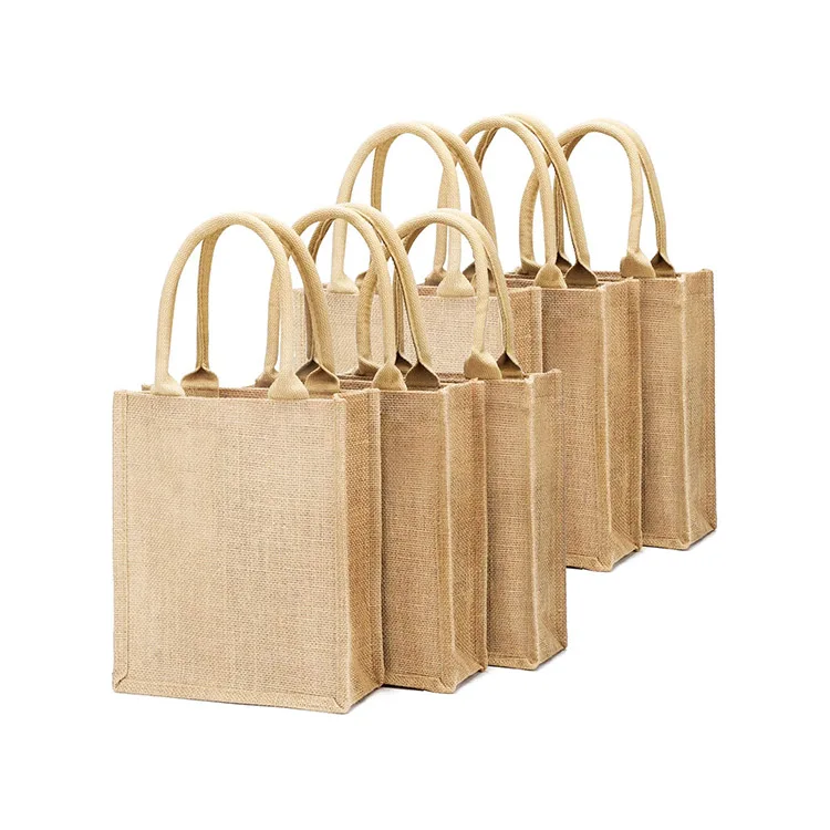 

Wholesales high quality customize logo promotional eco friendly recycled large canvas natural organic jute bag yellow, Customized color