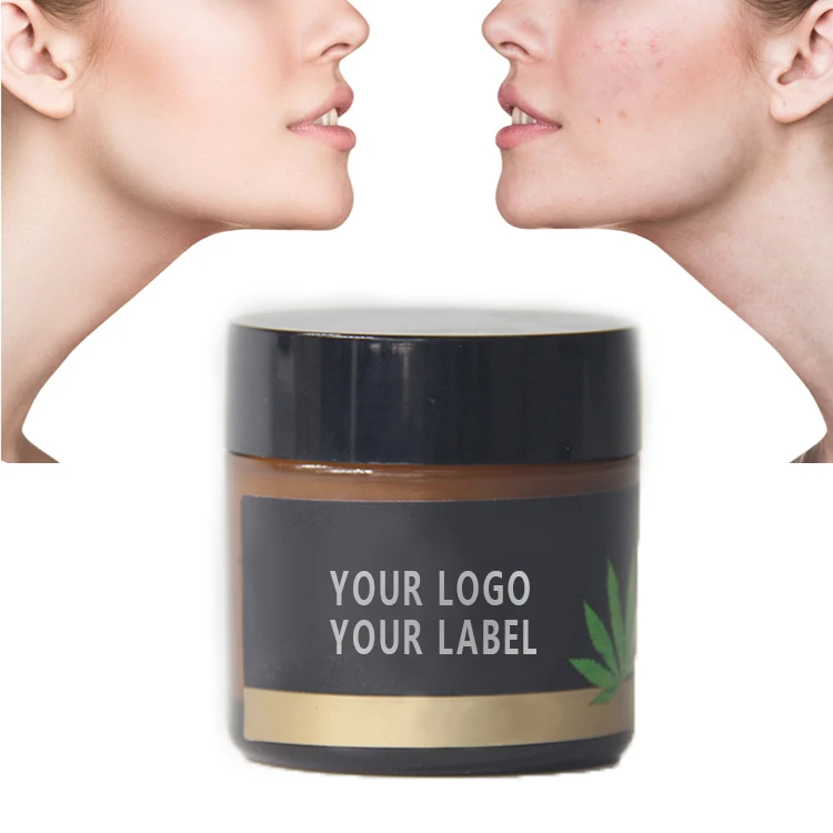 

wholesale high quality beauty cosmetics CBD cream oem, Milk white