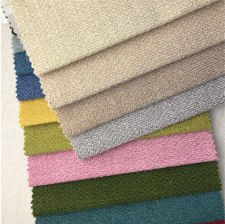 聚酯雪尼尔仿麻加厚加密枕头靠垫面料雪尼尔沙发面料