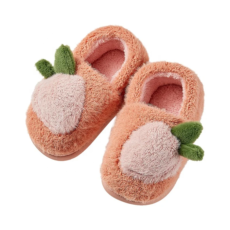 

2021 new winter Korean style baby home warm cotton slippers for children baby kid, Picture