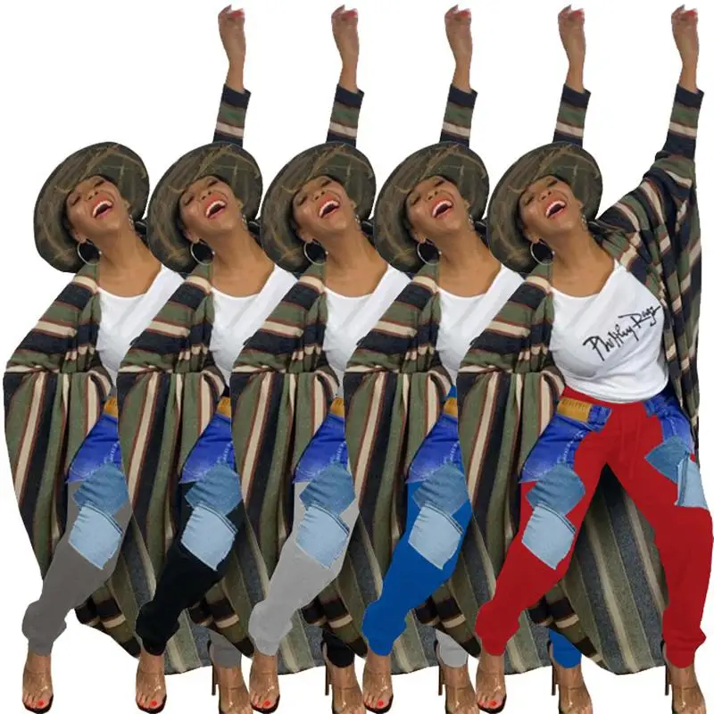 

2021 New Arrivals Cargo Pants Women Printed Streetwear Casual Girls High Waisted Leggings Sweat Pants Women