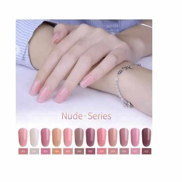 

New arrivals RS Nail 15ml LED /UV gel nail polish nude series