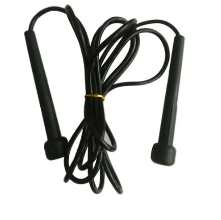 

Plastic Rope Skipping Practical Adjustable Jump Rope Fitness Equipments Jumping Rope Training, Black
