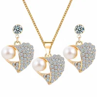 

Fashion gold bridal wedding jewelry set for women Wholesale N99271