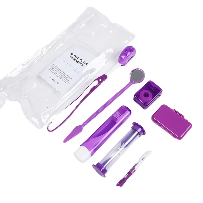 

2022 Hot Selling Cost-effective Dental Mobile Teeth Cleaning Kit 8 Piece Orthodontic Kit