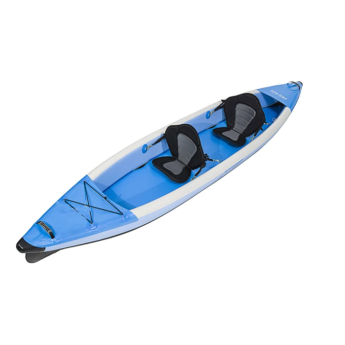 

Ready To Ship Stock 420x80x10cm Blue Fishing Canoe Rowing Boat Drop Stitch Inflatable Kayak, Customized color