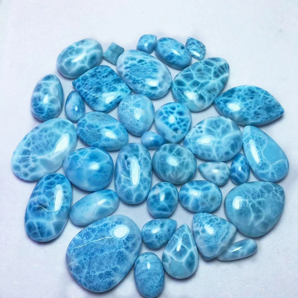 

Wholesale mulit shapes blue Natural Larimar