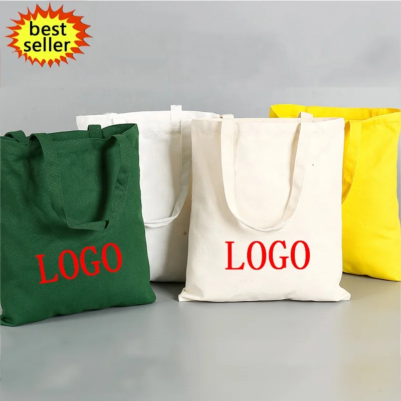 

2021 sell like hot cakes China Manufacturer Custom LOGO Printed Plain Tote Bag Cotton Canvas, Any color