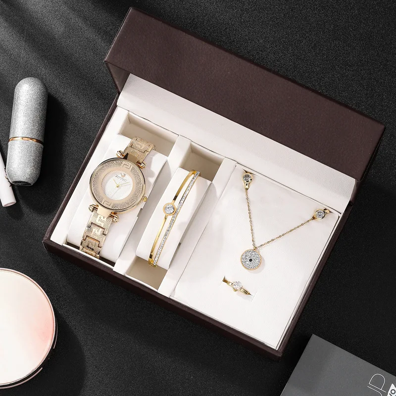 

High quality girls gift gold 316 stainless steel elegant wrist fashion watches ladies, As pic