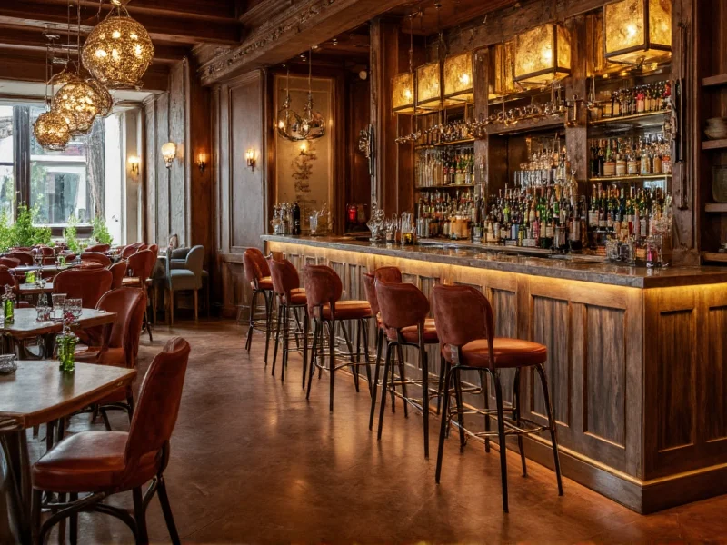 Crafted bar with ergonomic design features