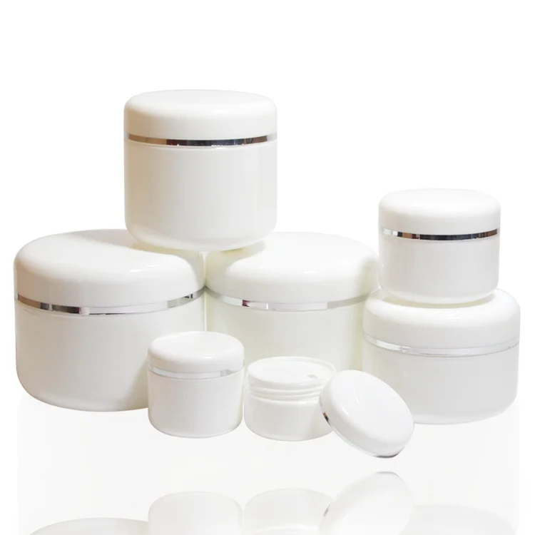 Cosmetic Cream 50g 100g 250g Empty Cosmetics Jars White Hand Luxury
