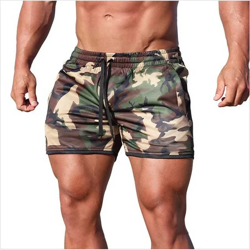 

Men's Running Fitness Sports Fashion Quick-dry Shorts Summer New European and American Muscle Pants