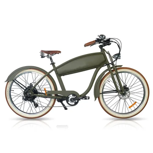 

drop shipping bafang 36v 250w rear drive motor electric bicycle stealth bomber retro vintage harley electric bike