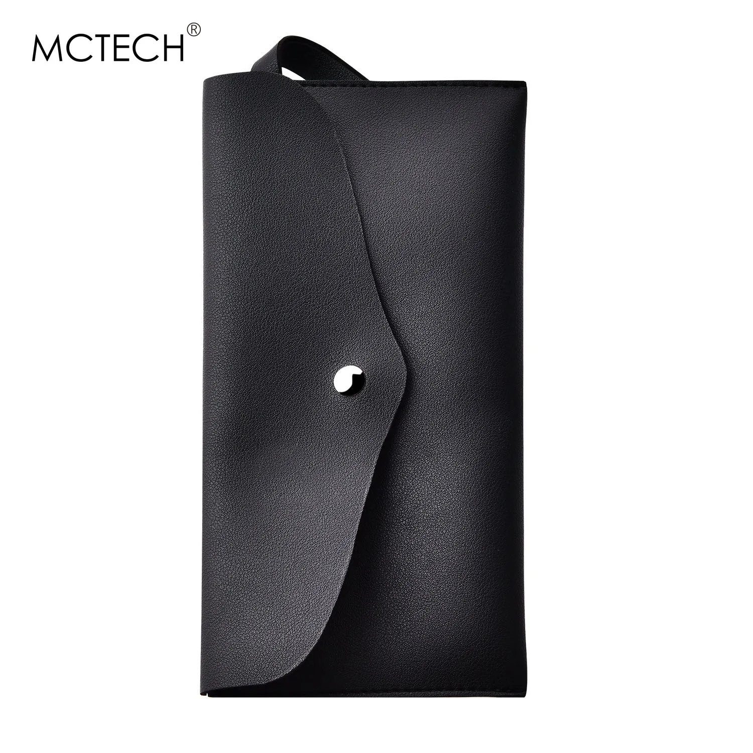 

Best black pu leather button pvc cosmetic case makeup brush bag