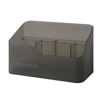 

Translucence Plastic Makeup Organizer Cosmetic Storage Box With Compartment