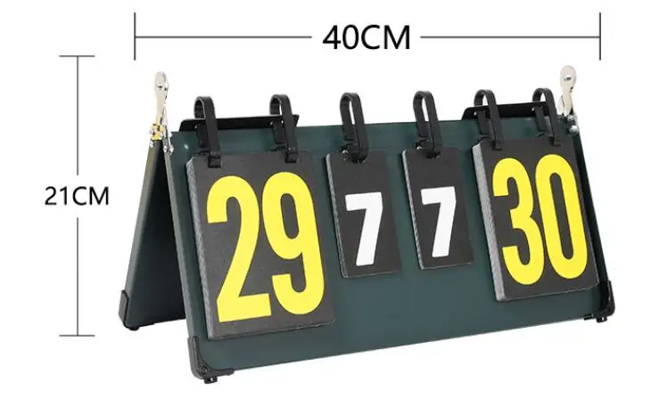 Portable Table Scoreboard Numbers Scoreboard Score Keeper Score Board for  Basketball