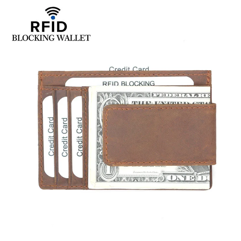 

RFID Wallet Minimalist Men Wallets Leather Custom Designer Slim Wallets For Men credit card holder