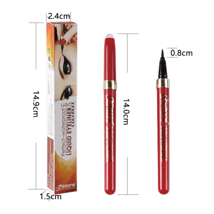 

Custom logo professional make up matt liquid eye liner pencil OEM free sample black color 2 in 1 waterproof eyeliner stamp