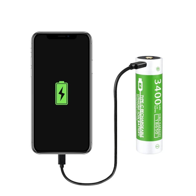 

2021 World first smart battery with type-c port charge your phone as wallet power bank electronics power bank