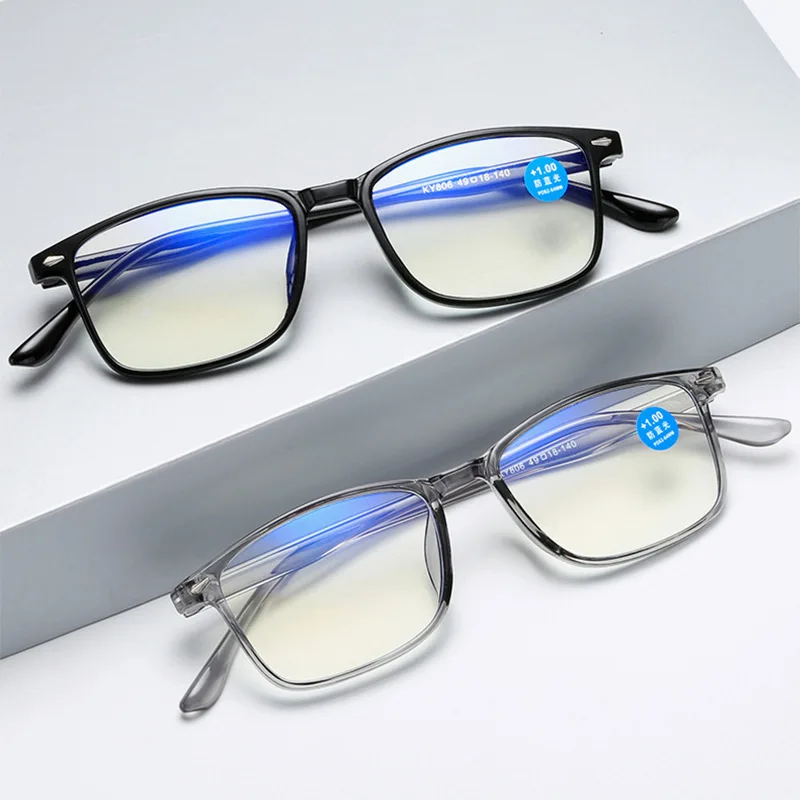 

Eugenia 2022 Anti-blue Light Mobile Phone Reading Glasses Wholesale Glasses Frame Ultra-light TR90 Reading Glasses