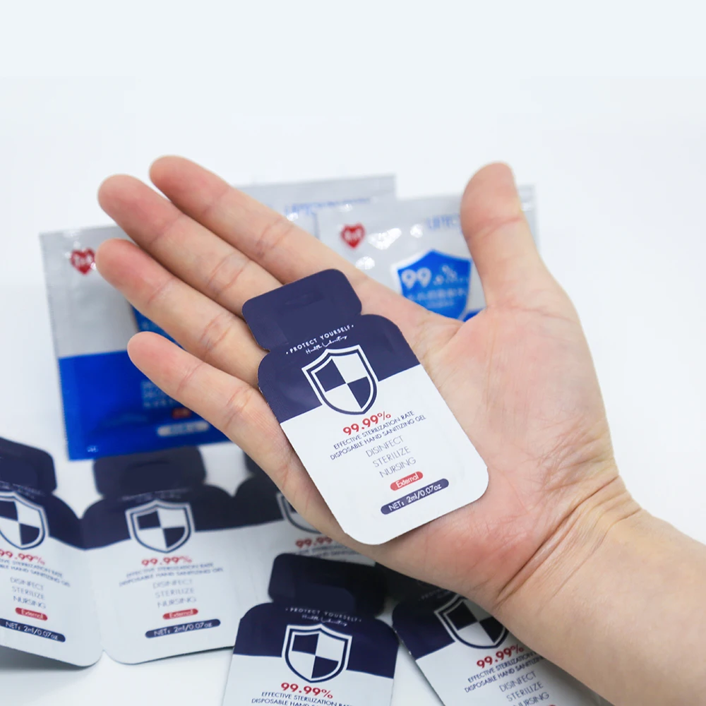 

2ML Custom Logo Small Size Disinfection Alcohol Hand Sanitizer Spray Private Label Antibacterial Portable Hand Sanitiser, Transparent liquid