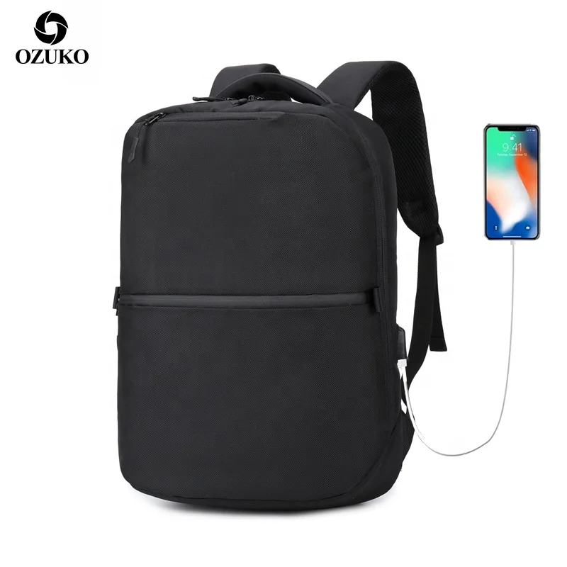 

Ozuko D9200 New Custom Outdoor Computer Bike Camo Usb Bag Laptop Waterproof Anti-Theft Backpack, Black/green,red/blue/grey