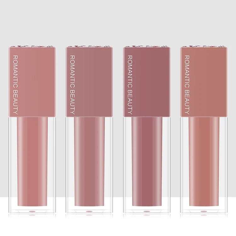 

Romantic Beauty makeup waterproof non-fading non-stick cup matte lip glaze, 6 colors
