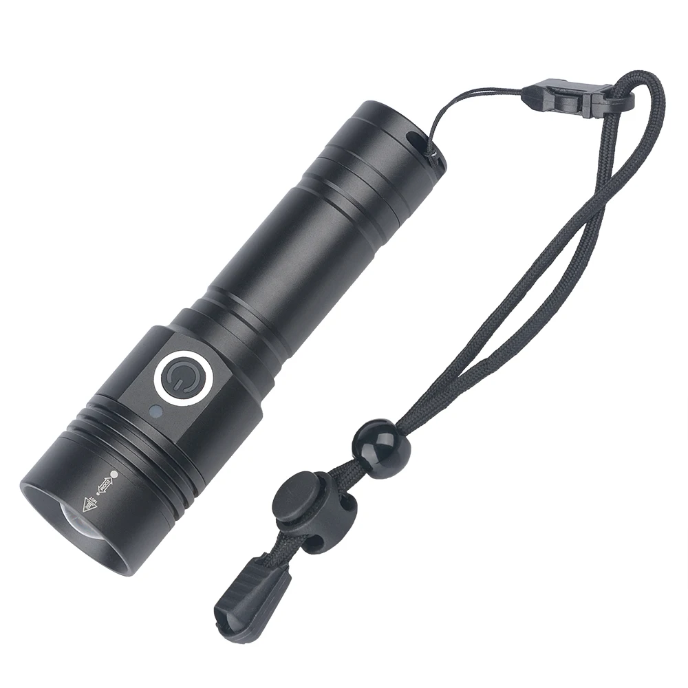 Hot Selling Aluminum Zoomable UVC LED Flashlight Powerful Portable Sterilize Disinfection Ultra Violet Torch