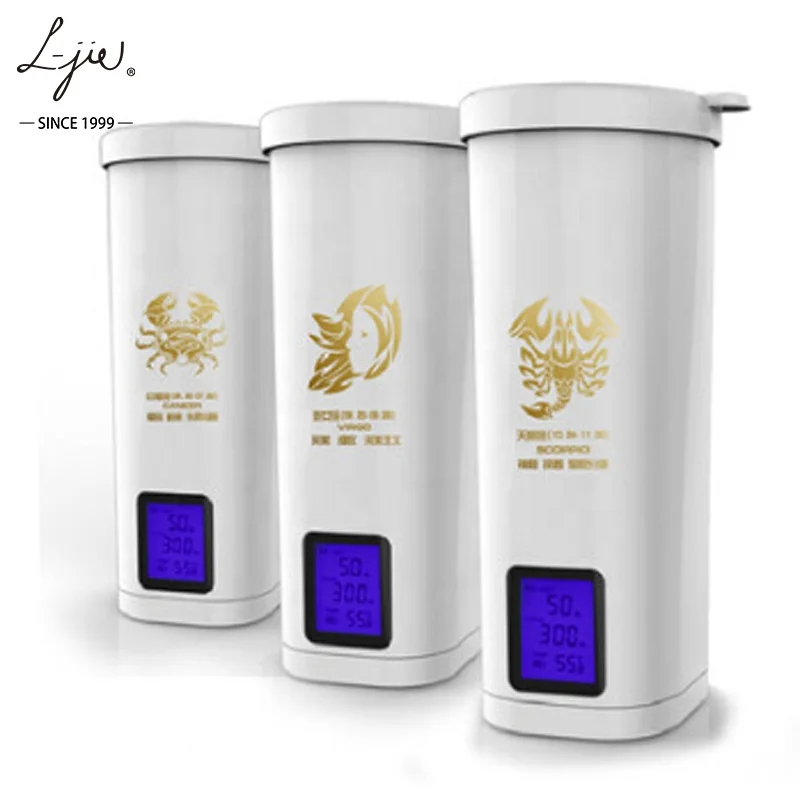 

Smart accompanying vacuum cup custom gift portable stainless steel vacuum cup creative display temperature reminder drink bottle, 1 kinds color