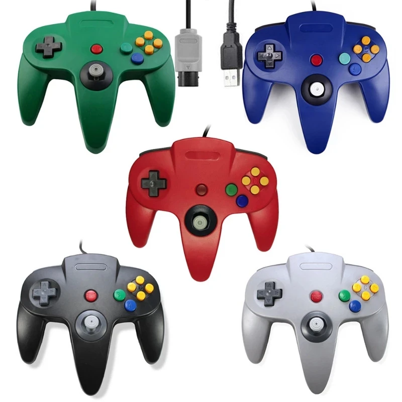 

USB Controller Wired For Nintendo 64 For N64 Gamepad Joystick Classic Gaming Joypad For Nintend N64 Console
