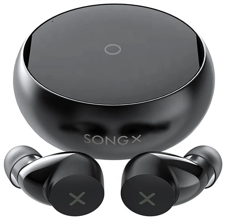 

SONGX SX06 IPX5 waterproof Wireless charging 25H play time High quality microphone TWS earphone True wireless earbuds headphone