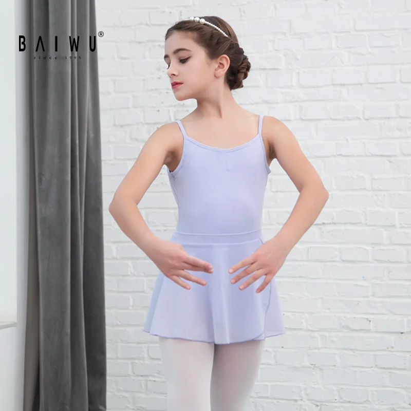 

118243015 Kids Cross Front Ballet Skirt Pull on Mesh Dance Skirt, Lavender;light pink;black,pale pink,fog blue