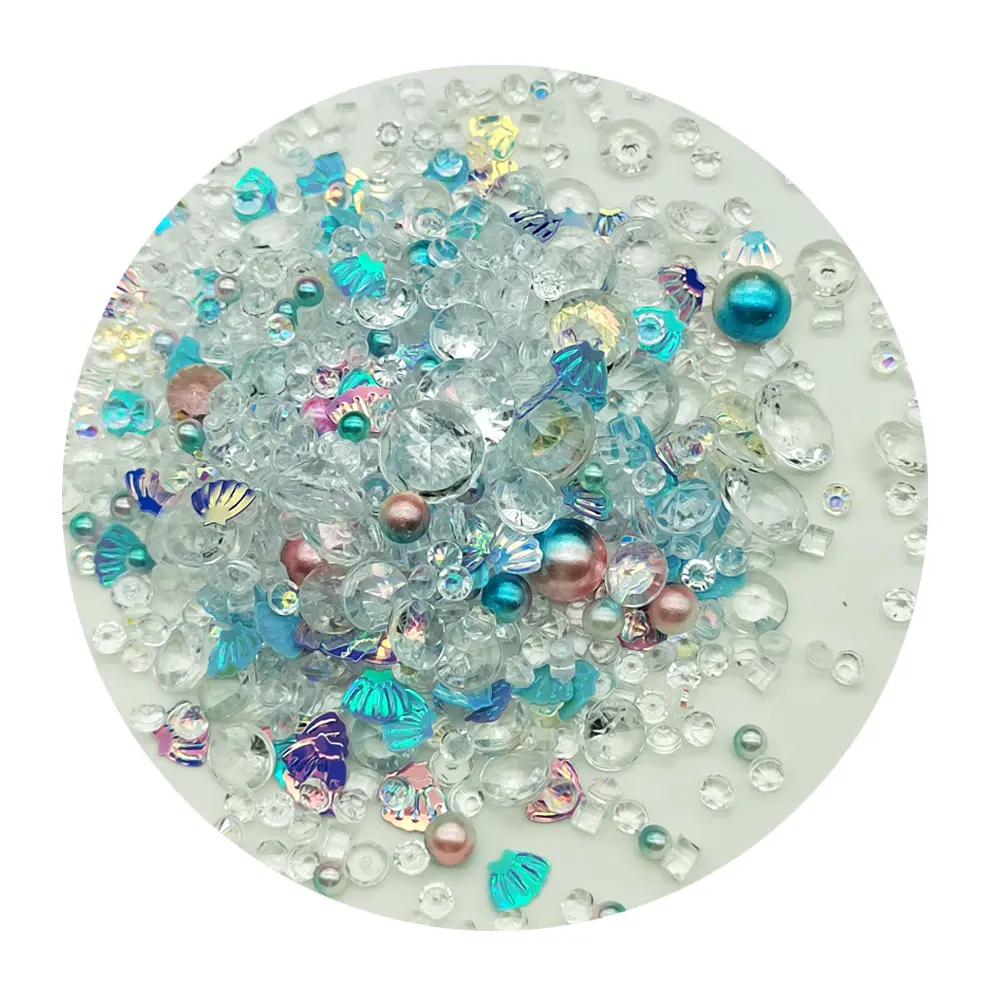 

Mix Pearl Shell Sequins Hot Confetti Flakes Manicure For Slime Filling Accessories DIY Shaker Cards Decoration
